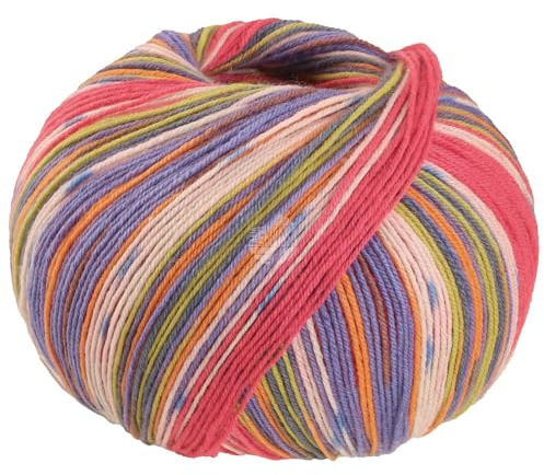 MEILENWEIT 100g Seta Giappone 3384 - Limette/Orange/Rauchblau/Rosé/Himbeer/Blaulila