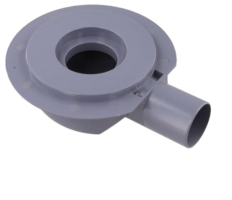 Connecteur de vidange 40 mm 50 mm, adaptateur de tuyau en PVC pour 50 à 100 mm, bride coudée européenne, matériel de sol, raccord de drainage de salle de bain (50 mm)