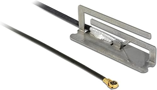 DeLOCK 86392 Typ F 1.6dBi Antenne – Antennen (1,6 dBi, IEEE 802.11 a, IEEE 802.11 ac, IEEE 802.11b, IEEE 802.11h, 50 Ohm, Typ F, 60 mm, 215 mm)