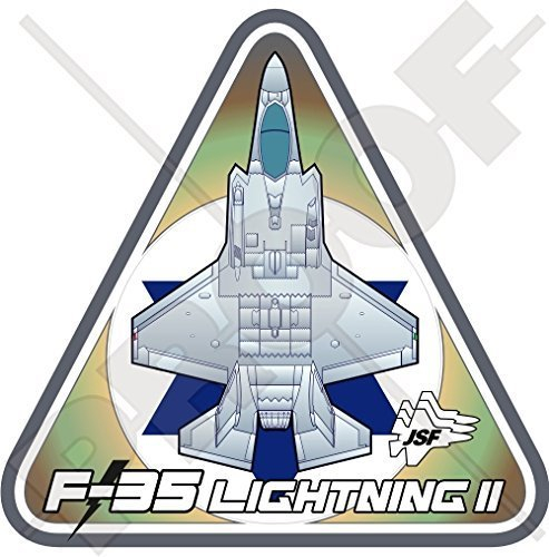 F-35 LIGHTNING II ISRAEL Lockheed Martin F-35I ADIR Israelische Luftwaffe IAF JSF Kheil HaAvir Flugzeuge 95mm Auto & Motorrad Aufkleber, Vinyl Sticker