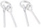Perfeclan 2 Stücke Zeltstange Ring Stecker Mit 2 Pins, Repair Kit Ersatz Für Outdoor Camping Wandern Reise Strand Wohnwagen