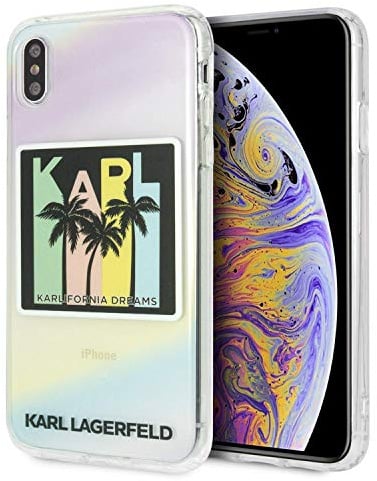 KARL LAGERFELD - Karlifornia Dreams Palms - Apple iPhone XS Max, Sie erhalten 1 Stück (Neuware)