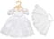 Heless 1020 - Brautkleid Sissi mit Schleier, für Puppen, Größe 28 - 35 cm, für eine rauschende Puppenhochzeit