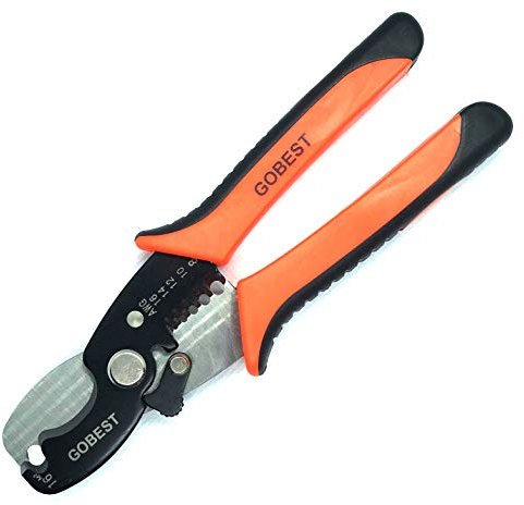 GOBEST GB-0037, Cable Stripper 180 mm, Cable Cutter Up to 10mm, AWG 16-8, 1.6-3.2 mm