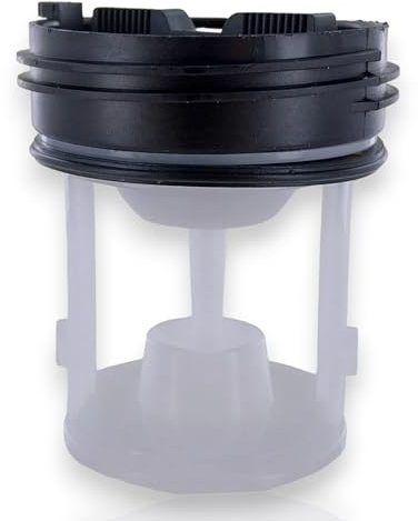DL-pro Filtro fluff lavatrice per Whirlpool Bauknecht 481248058385 filtro lanugine filtro filtro per lavatrice