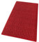 emmevi Alfombra de cocina 3D antideslizante de color liso, lavable, suave, absorbente, mod. EVITA 50 x 80 cm, burdeos