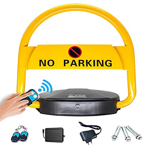 Barriere Parcheggio Elettrica Serratura del telecomando solare,Sensore batteria al litio,APP Bluetooth Parcheggio Blocco Posto Auto con allarme barriera automatica Impermeabile e anticollisione