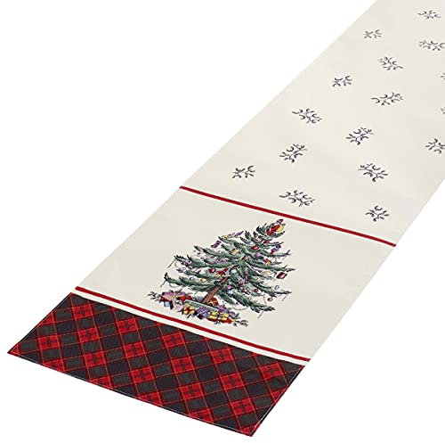 Spode Stoff-Tischläufer, Weihnachtsdekoration, Tartan-Kollektion, 35,6 x 274,3 cm