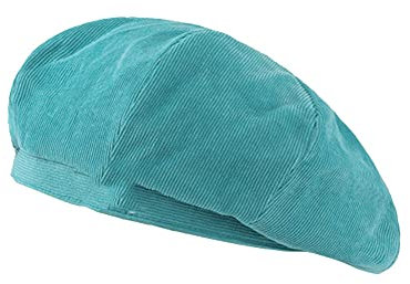 MAOZIm Baskenmütze Kord Weibliche Herbst und Winter Retro Maler Kürbis Hut Outdoor Hut