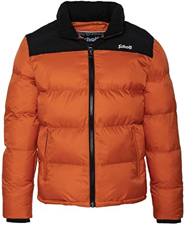 Schott NYC UTAH, Giacca Uomo, Marrone (Ruggine), M