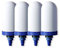 AquaEasy Bougie filtrante en céramique (lot de 4) Blocs de filtre à eau par gravité de rechange compatibles avec les systèmes de filtration d'eau par gravité comme ProOne, AlexaPure et Berkey.