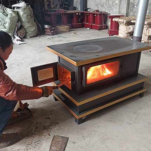 BTAISYDE Steel Tent Stove, Grilling Stove,Portable Indoor Outdoor Camping Firewood Stove for Cooking, Camping, Fishing, Picnic, Heating Stove