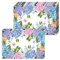 Tarklanda 50 Stück Blumen Papier Tischsets Aquarell Hortensien Papier Platzsets 40 x 28 cm Floral Einweg Platzsets Urlaub Deko für Küche Esstisch Party Hochzeit Brautdusche