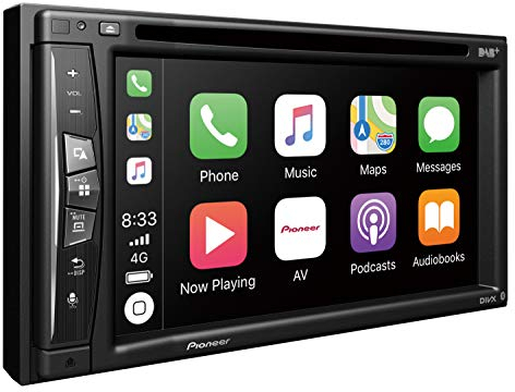 Pioneer AVIC-Z730DAB-AN Mediacenter, Navi, Wi-Fi, 6.2 Zoll Touchscreen, Bluetooth, Apple CarPlay, Freisprecheinrichtung, 2 USB, Digitalradio, 13-Band-Grafikequalizer, inkl. DAB-Antenne
