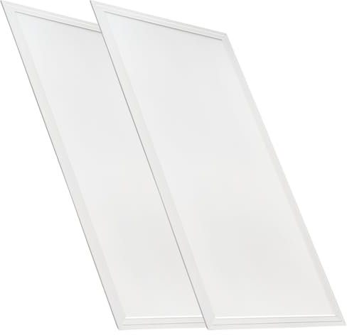 LED ATOMANT Packung mit 2 LED-Panel 60x30cm 36W, CCT (Farbwahlschalter Warmweiß, Neutralweiß oder Kaltweiß), 4000 Lumen, Inklusive Treiber