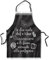KAÏDENSÏ Idea Regalo Tifoso Calcio Originale - Grembiule da Cucina Divertente Chef Bianconero - Gadget Divertenti per Tifosi - Idee Regali Divertenti Originali