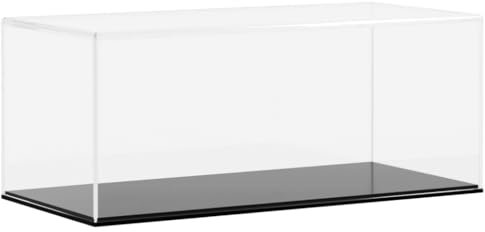 vidaXL Vitrine, Schaukasten Staubschutz, Sammlervitrine für Sammlerstücke Spielzeug Figuren, Ausstellungsbox Acrylbox, Transparent Acryl