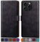 SUANPOT compatible with iPhone 16 Pro Max 6.9 case with [Credit Card Holder][RFID Blocking],PU Leather Flip Book Protective Cover Women Men for Apple 16 Pro Max Phone case Black