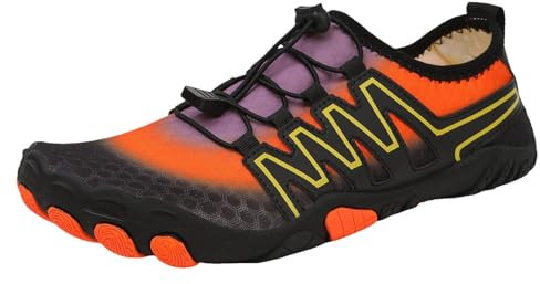 Uomini e Donne Coppie Nuoto Scarpe Da Guadare Suola Morbida Dual Purpose Nuoto E Walking Scarpe Da Uomo 997h Sneaker, Arancione, 39 1/3 EU
