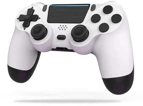 Trosvan Controller Wireless per PS4, Controller di gioco compatibile con PS4/Slim/Pro, Gamepad con presa audio da 3,5 mm/Doppia Vibrazione/Giroscopio