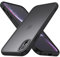 Mugust Matte Case for iPhone XR, Shockproof Military Grade Drop Protection, Frosted Translucent Back IPhone Cover, Anti-Fingerprint for IPhone XR (Black)