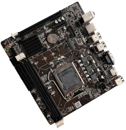 High Performance Computer Motherboard MicroAtx H61 Socket Compatible Motherboard 1155 Processor 10 USB Ports