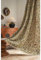 Tokusyou Landhausstil Gardinen Blickdicht Beige Vintage Vorhänge Leinenoptik Jacquard Vögel Blätter Baumwolle Boho Vorhang mit Quaste Rod Pocket für Wohnzimmer Küche 1er Set B150×H220cm