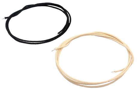 Cable de guitarra RuiJOTWAT de 3,2 pies, de tela pre-estañada y con retroceso, calibre 22 AWG