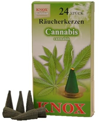 Knox Räucherkerzen 3er-Pack (Cannabis)