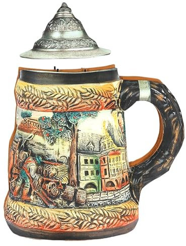 Genérico Disfraz De Jarra De Cerveza,Atuendo Clásico De Vaso De Cerveza Para Adultos - Mono Transpirable Y Divertido Para Fiesta De Oktoberfest Unisex Fiesta Cosplay
