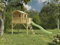 Prestige Garden Stelzenhaus Funny XXL KDI | 285,5x188x303 cm | Kesseldruckimprägniertes Kiefernholz | Mit Veranda, Balkon & 146 cm Podest | 2 Fenster, inkl. Treppe & Blumenkasten | Kinder Spielhaus
