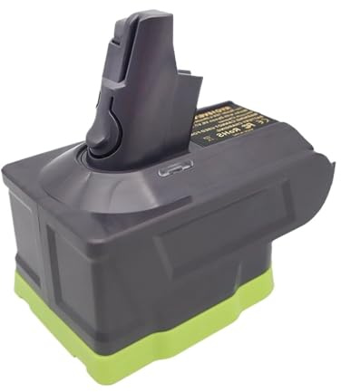 RYO18V6/V7/V8 Battery Adapter Converter，Compatible For Ryobi， 18V Li-ion Battery Converted To，Compatible For Dyson， V6 V7 V8 Series Vacuum Cleaners P108