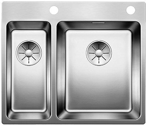 Blanco 525247 Fregadero de cocina de acero inoxidable, 340mm/180mm Becken rechts