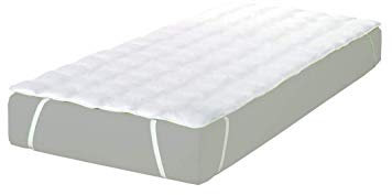 Softside Hardside Wasserbett Matratzen Spannauflage mit 4 Gummiecken (160 x 220 cm)