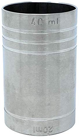 Jigger 2cl 4cl double doseur cocktail 20ml 40ml acier inoxydable doseur alcool certificat bar