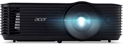 Acer Proyector DLP X1328WH (WXGA (1.280 x 800 píxeles) 5.000 lúmenes ANSI, Contraste 20.000:1, 3D, Keystone, 1 Altavoz de 3 W, HDMI (HDCP), conexión de Audio, Negro, Cine en casa/Negocios
