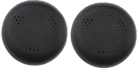 Create idea 1 Paar Ohrpolster Ersatz kompatibel mit AKG Y 500 Headset Ohrpolster aus Leder Memory Foam Kunststoff Ohrpolster Reparaturteile für Kopfhörer Schwarz