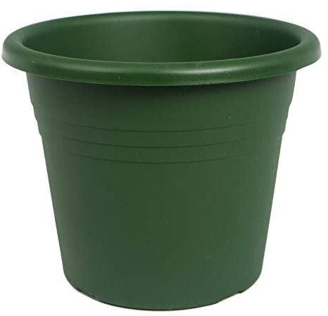 Seat Flor Srl® Vase rond bordé, pot rond en plastique, pot en plastique (4 couleurs 7 tailles) (Diam. 50 cm., Vert)