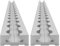 lasiprofi Airlineschiene eckig: 34 x 13 mm, 1.500 mm, 3er Set | Zurrschiene | 150 cm | kompatibel mit Fittingen | Silber eloxiert | für Transporter, Wohnwagen, Sprinter UVM. | Aluminium | 1,5 m