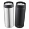 SILBERTHAL Thermobecher 350ml Edelstahl – Auslaufsichere Kaffeebecher to go mit Keramik – Coffee Cup in Silber - Bis zu 6h warm und 12h kalt - Jetzt im Doppelpack