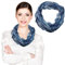 beybey® Modischer Schlauchschal Damen - Praktischer Loop Schal für vielseitige Styles - Loop Schal Damen (RB blau)