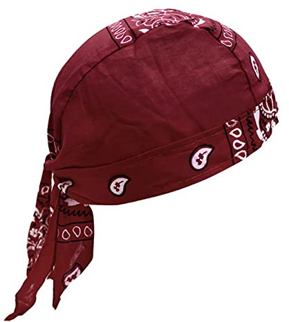 Unbekannt Kopftuch Damen Bedruckte Schal Turban Headwear Chemo Beani Schal Headwear Schweißableitende Beani Kappe Helmfutter für Kreb, Chemo, Haarausfall I