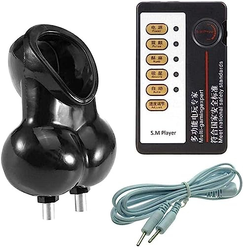 Elektro Shock Hodensack/hoden/eichel/cock Reizstromgerät Männliche Verzögerung Masturbator Mit Penisring/cockring Zur Elektrostimulation Bondage Bdsms Extrem Folter Spielzeug Für Männer