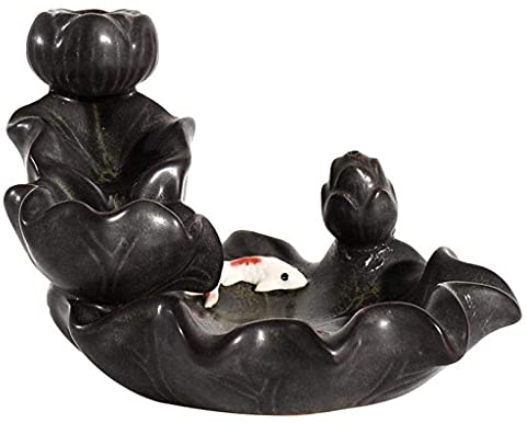 Quemador de Incienso, Quemador de Torre de Incienso Hecho a Mano, Soporte de Incienso de reflujo, Oferta para Sala de Yoga o decoración del hogar