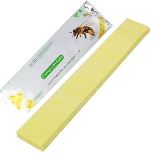 huwvqci 80 Teile/paket Bienen Akarizid Bienen Medizin Bienen Varroa Medizin Bienen Killer Akarizid Imkerei Akarizid Streifen Liefert Für Imkerei