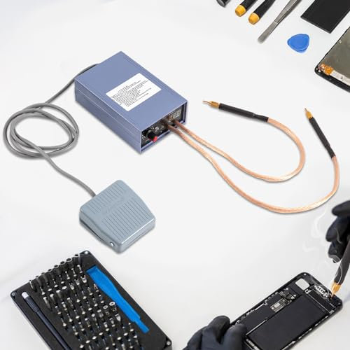 DSYOGX Soldadora de puntos 18650 de 5 kW, 5000 W, 220 V, mini máquina de soldar puntos, batería