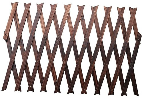 DEKLONPER Rejilla de Cerca de Pared de de TraccióN de Madera de JardíN de Madera Expansiva para DecoracióN de JardíN de Hogar