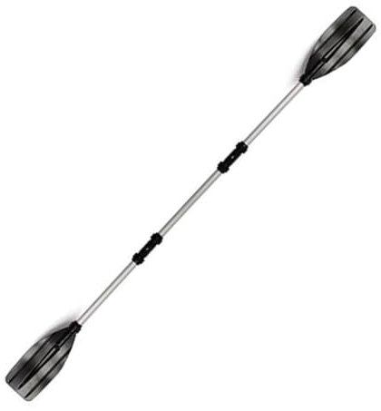 Remos para botes – Palas de kayak y canoa de alto rendimiento, paletas de construcción de aluminio ligero, diseño de pala antideslizante, ejes expandibles, remos individuales de doble extremo para