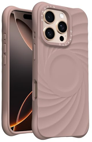 ORNARTO Vortuxe Case for iPhone 16 Pro Max 6.9- Compatible with Magsafe,Military Grade Drop Shockproof Liquid Silicone 16 Pro Max Cover Cases,Durability & Textured-Latte