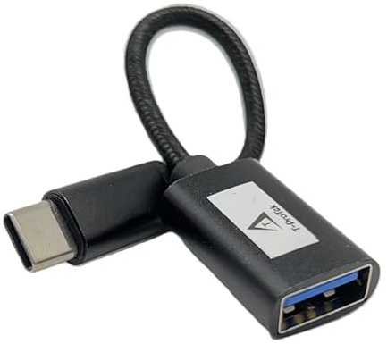 T-ProTek USB-C auf OTG USB-Stecker Adapter Datenkabel Datenübetragung kompatibel für Dell XPS 15/13